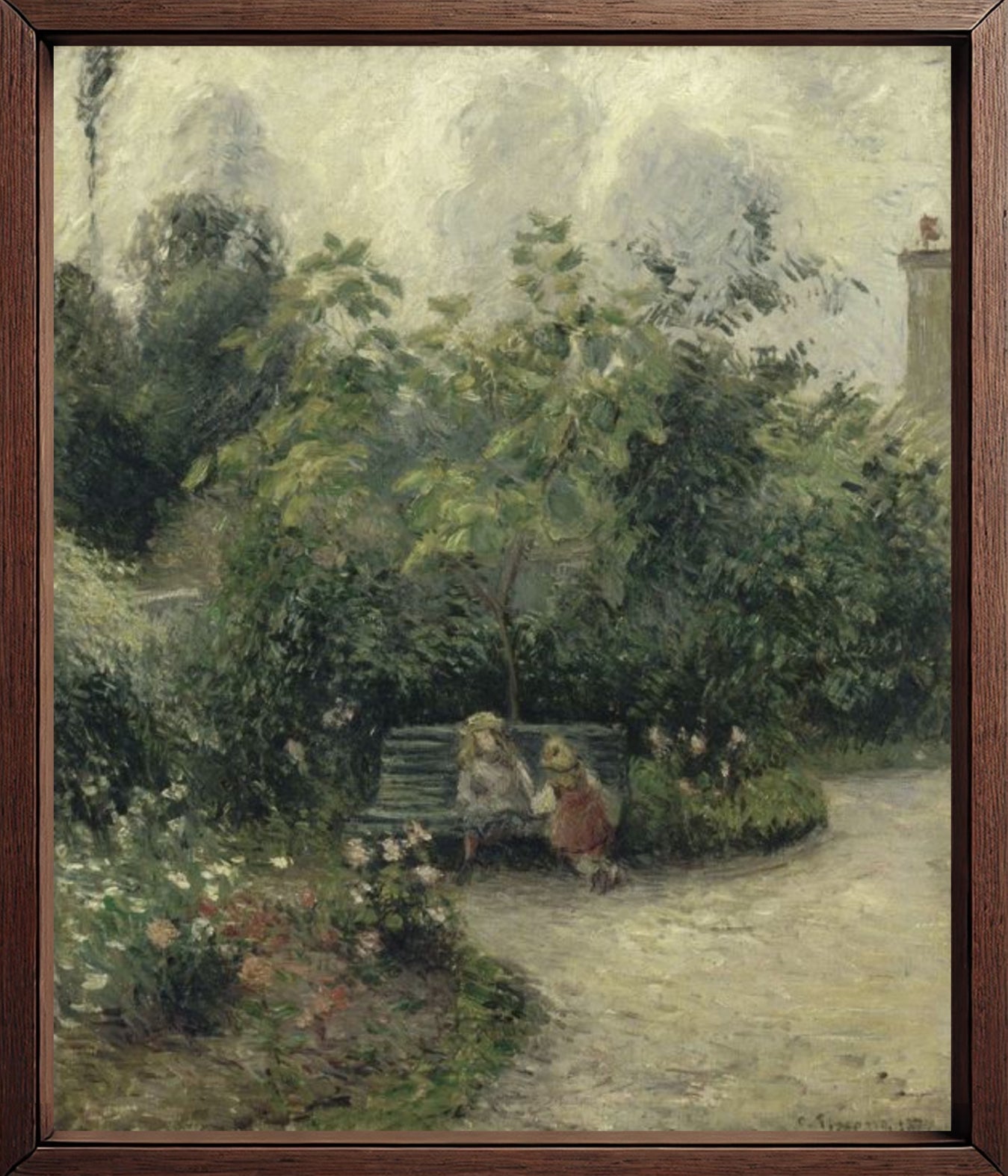 Angolo di giardino di Camille Pissarro