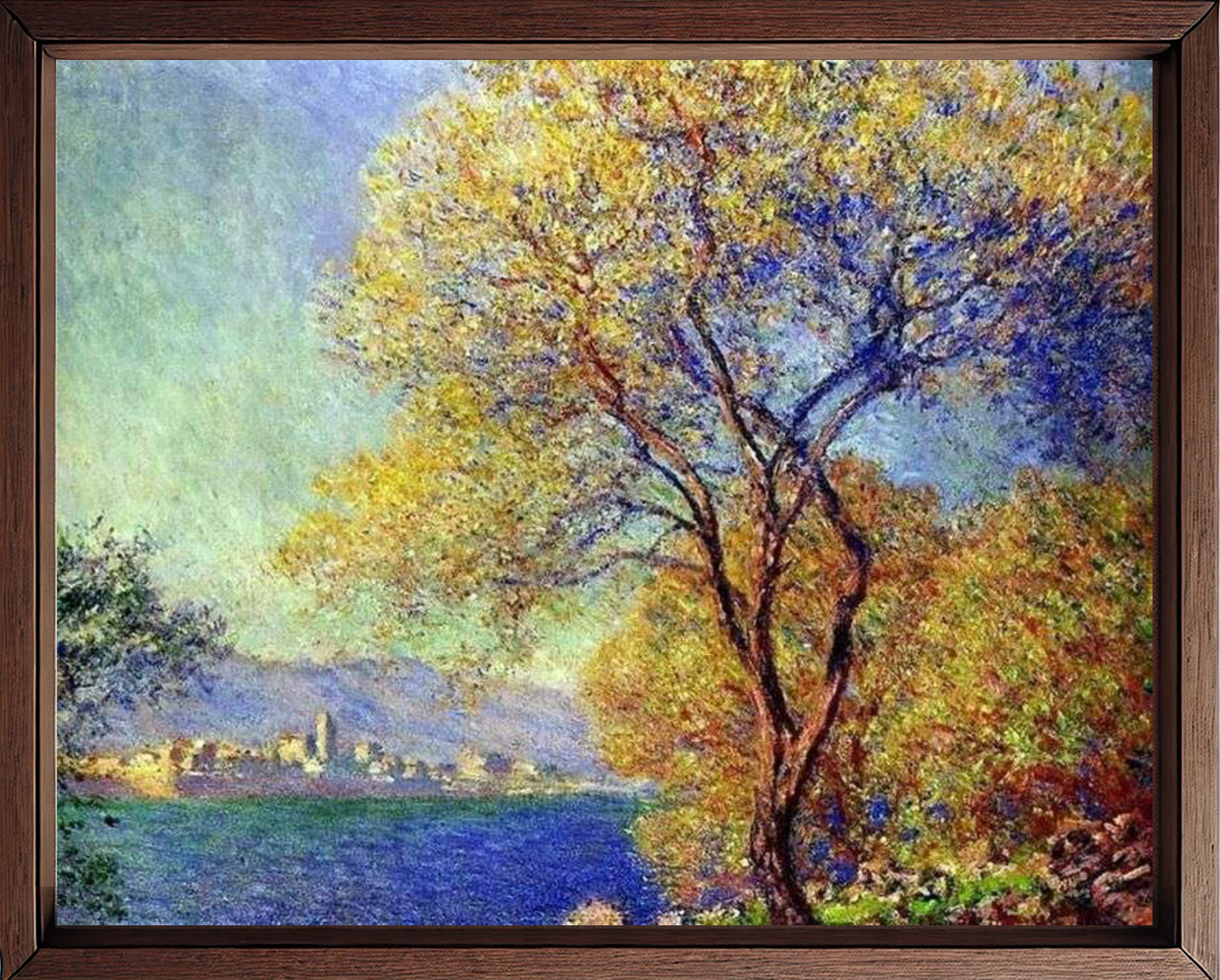Antibes, mattino, quadro di Claude Monet
