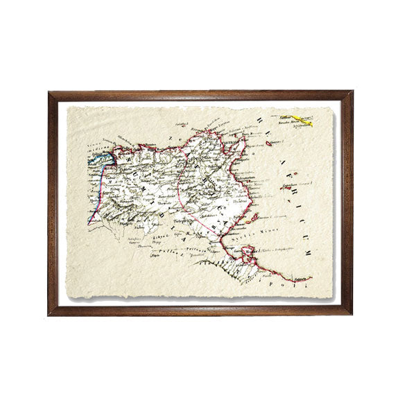 Mappa dell'Antica Numidia