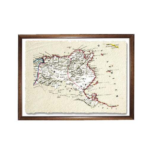 Mappa dell'Antica Numidia