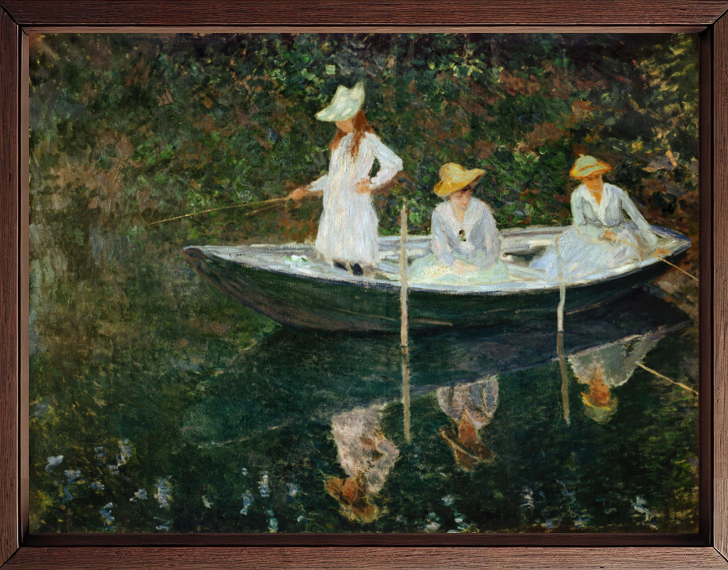 La barca a Giverny, quadro di Claude Monet
