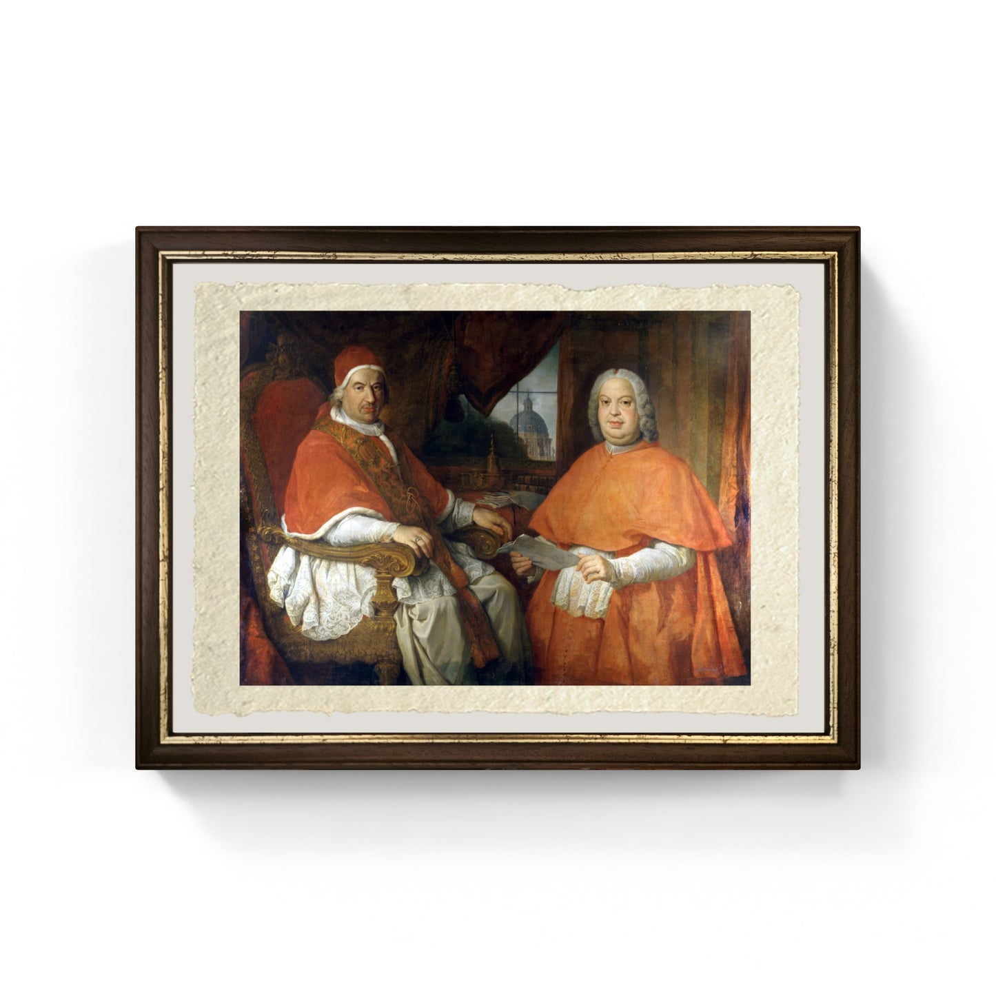 Benedetto XIV e il Cardinale Gonzaga di Pannini