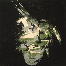 Camouflage self-portrait di Andy Warhol su pregiata carta Amalfi