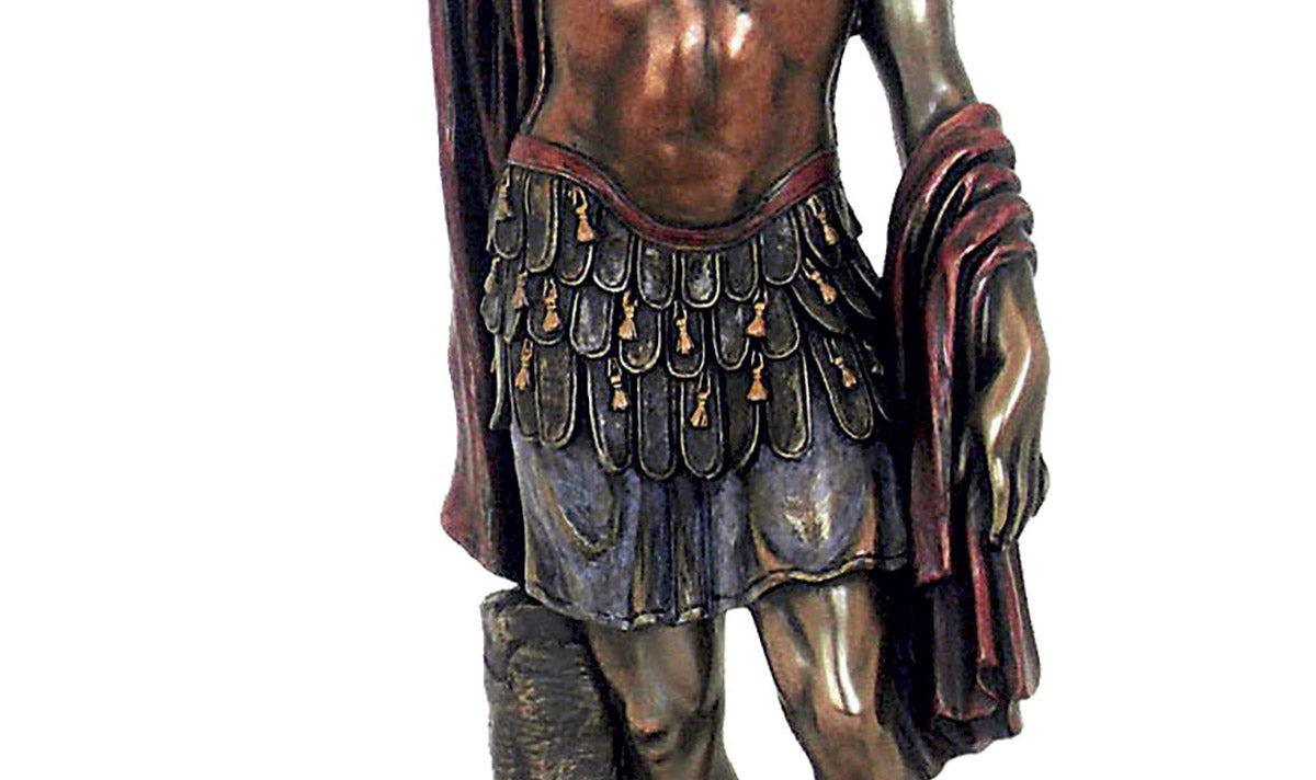 Roman centurion. Sculpture