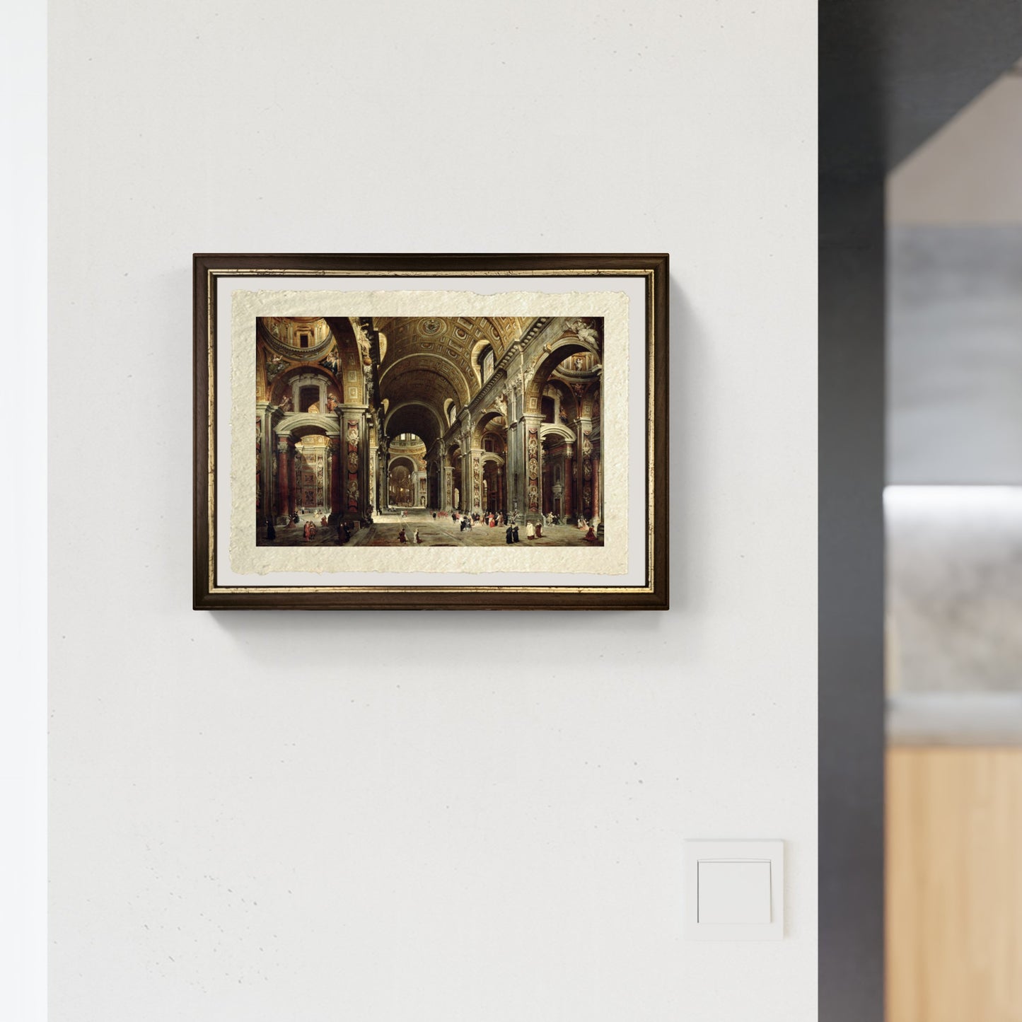 Cardinale Melchior de Polignac visita San Pietro di Pannini muro