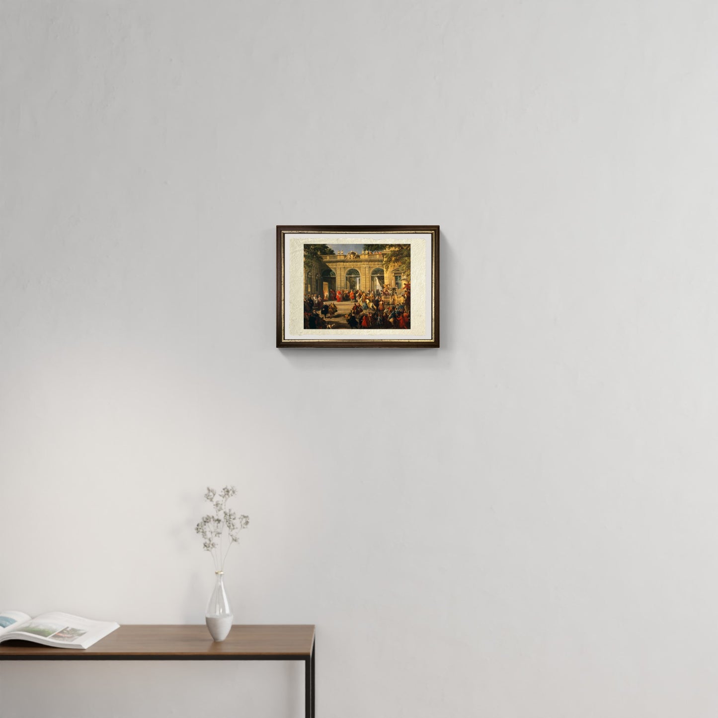 Carlo III di Spagna visita Papa Benedetto XIV a Palazzo del Quirinale di Pannini nello studio