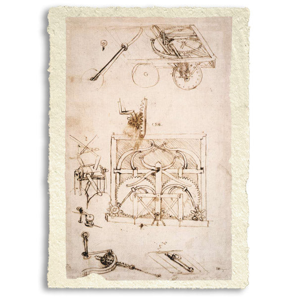 Leonardo's self-propelled chariot - Leonardo Da Vinci