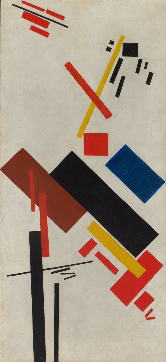 Casa in costruzione di Kazmir Malevich su pregiata carta Amalfi