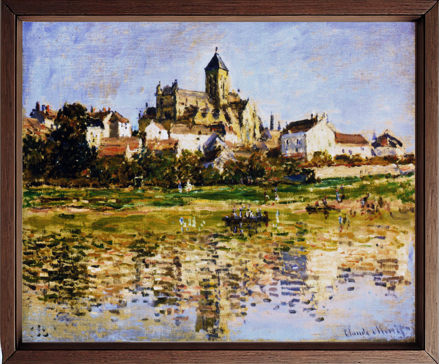 La chiesa di Vetheuil, quadro di Claude Monet