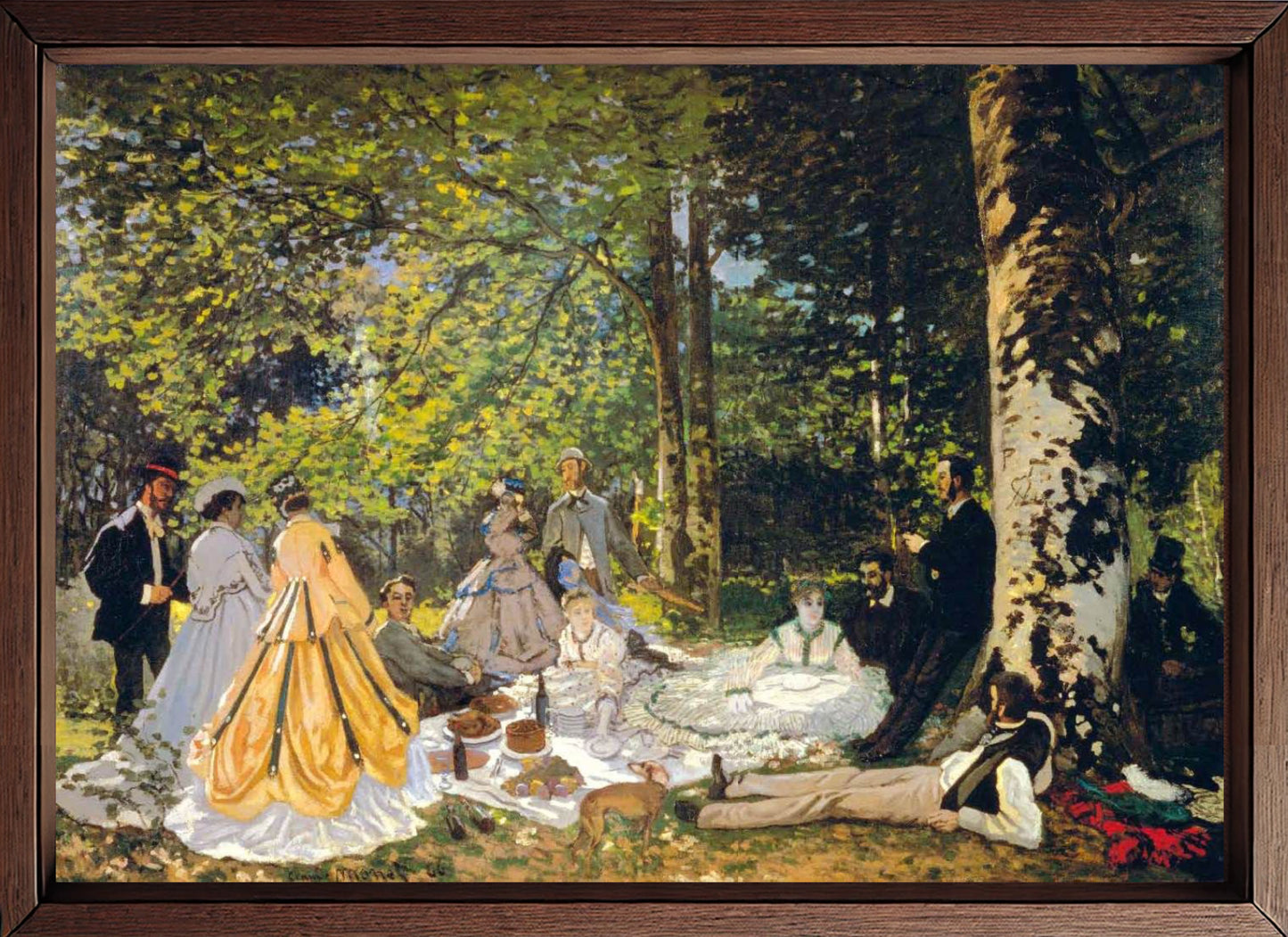 Luncheon on the Grass, painting by Claude Monet
