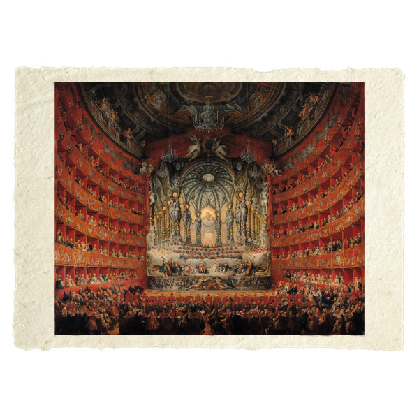 Concert given by Cardinal de La Rochefoucauld at the Argentina Theatre in Rome, on the Marriage of Louis the Dauphin by Giovanni Paolo Pannini