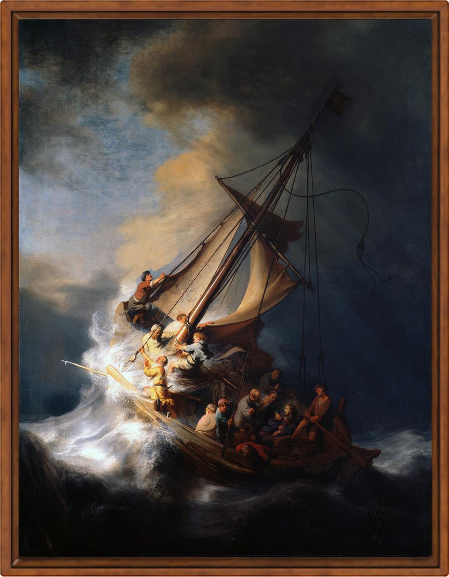 La tempesta sul mare di Galilea di Rembrandt van Rijn