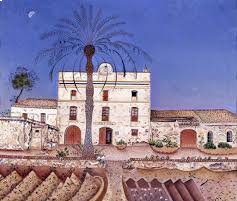 La casa della palma di Joan Mirò su pregiata carta Amalfi