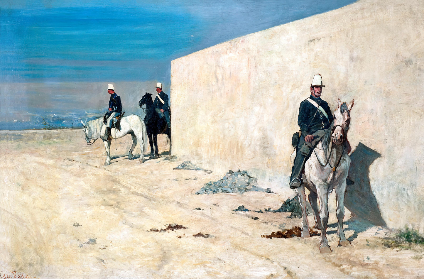 In vedetta di Giovanni Fattori su pregiata carta Amalfi