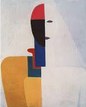 Busto di donna di Kazmir Malevich su pregiata carta Amalfi
