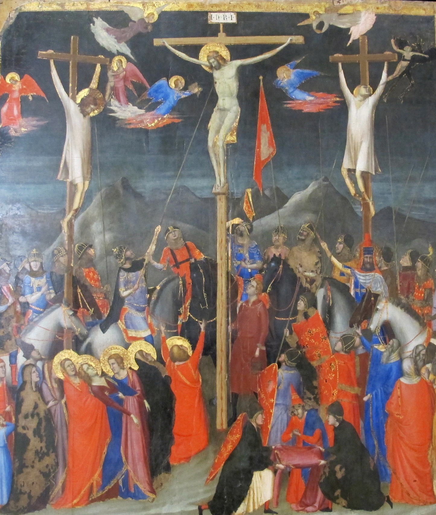 The Crucifixion by Giotto on fine Amalfi paper