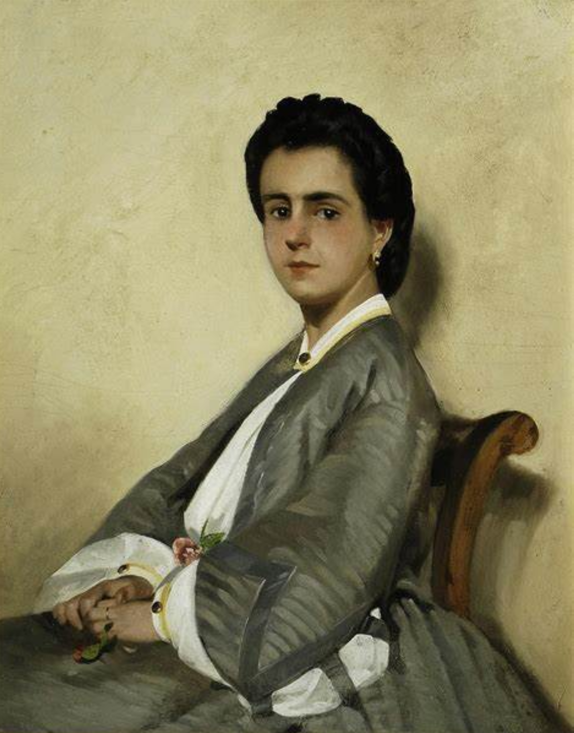 La cugina Argia di Giovanni Fattori su pregiata carta Amalfi