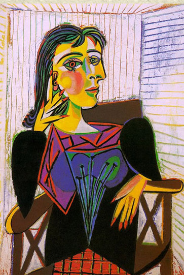 Dora Maar di Pablo Picasso su pregiata carta Amalfi
