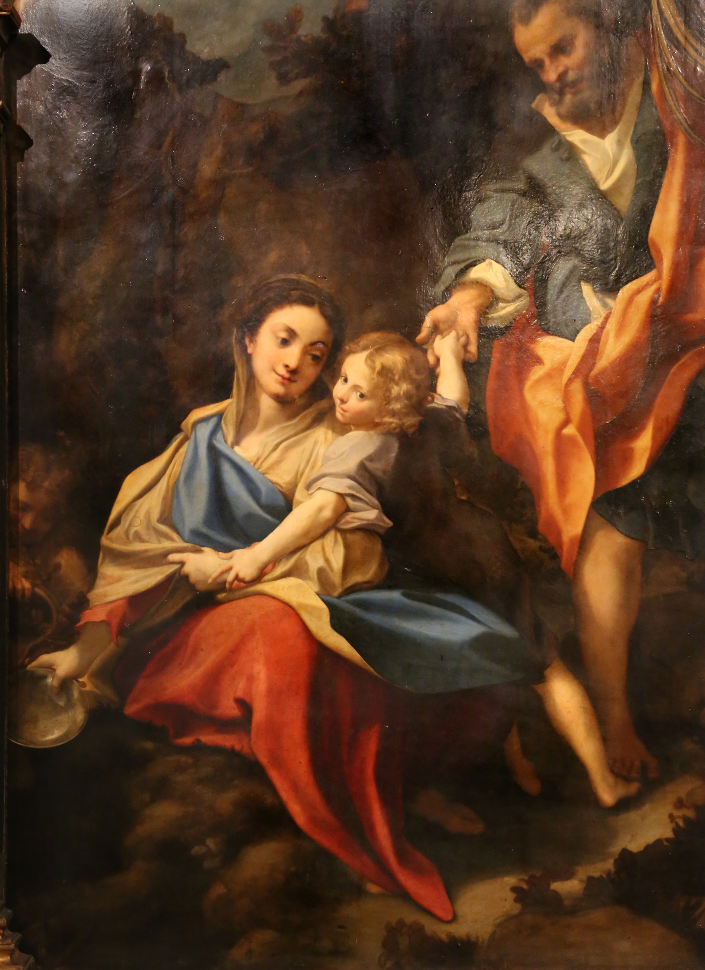 Madonna della Scodella di Correggio su pregiata carta Amalfi