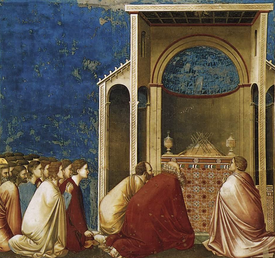 Preghiera per la fioritura di Giotto su pregiata carta Amalfi