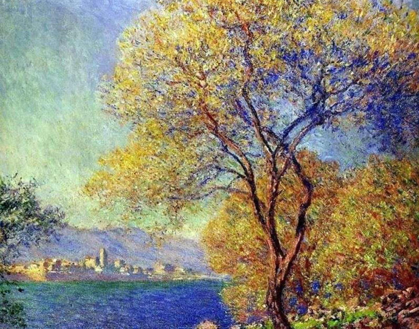 Antibes in the morning by Claude Monet on refined Amalfi paper