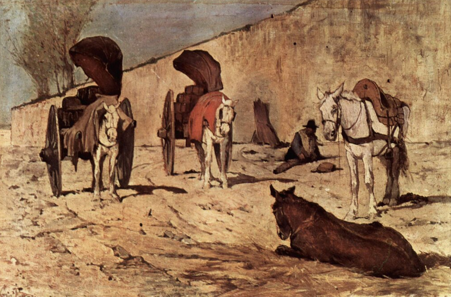 Barocci romani di Giovanni Fattori su pregiata carta Amalfi