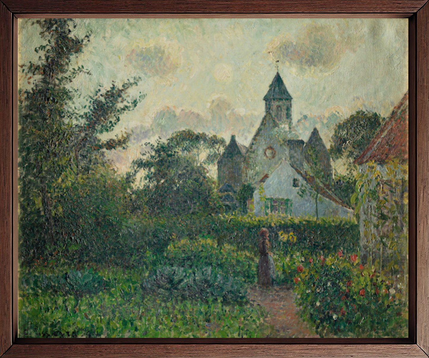 The Church in Knocke by Camille Pissarro