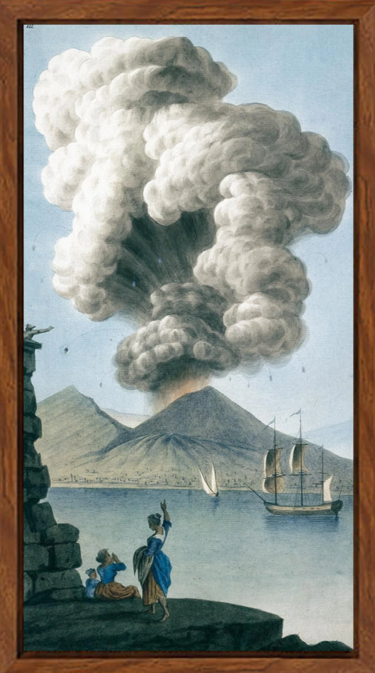 Veduta della grande eruzione del Monte Vesuvio di Sir William Hamilton 1779