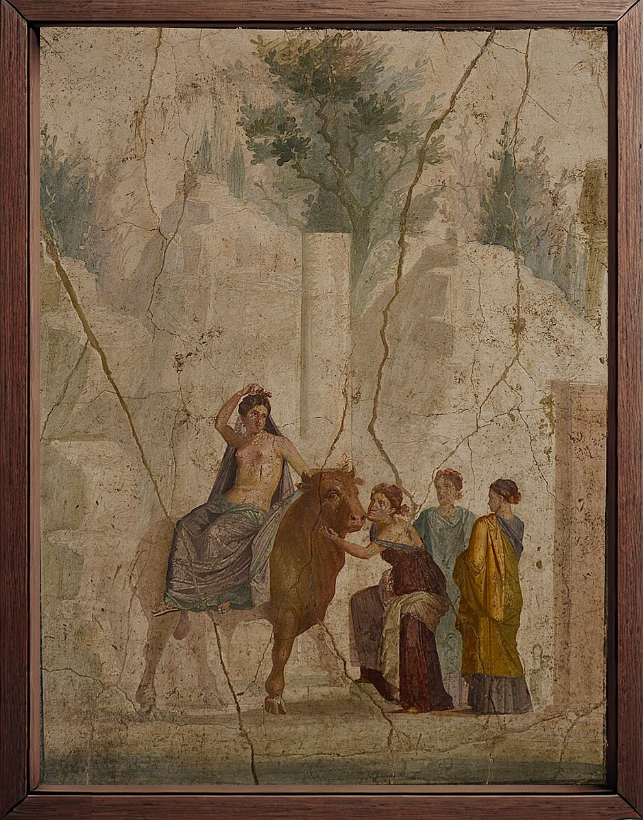 Europa on the Bull in the House of Jason in Pompeii