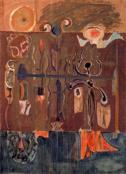 Fantasy (1945) di Mark Rothko su pregiata carta Amalfi