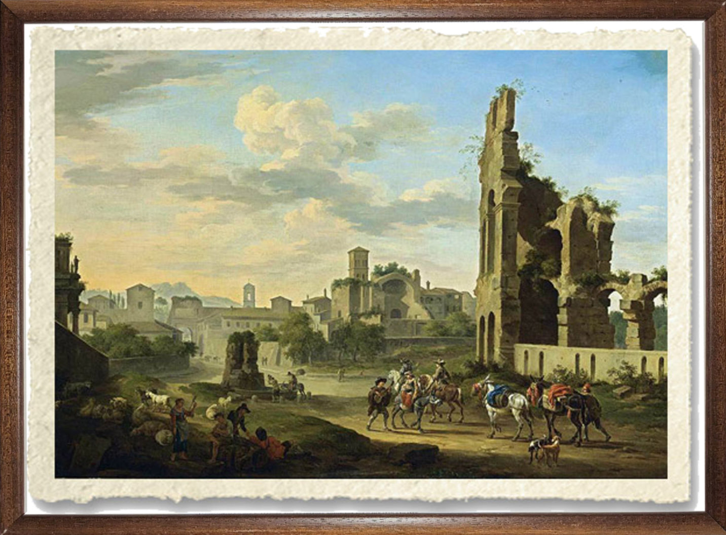 Forum romanorum 1624 di Jacob de Heusch