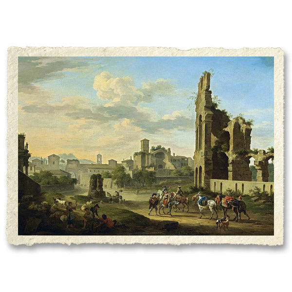 Forum romanorum 1624 by Jacob de Heusch