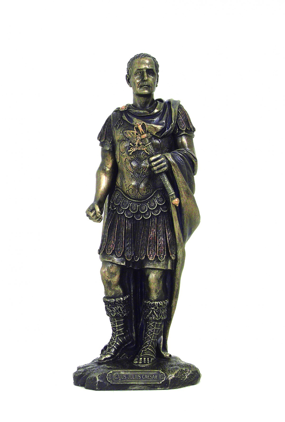 Gaio Giulio Cesare - Statua in Resina Bronzata