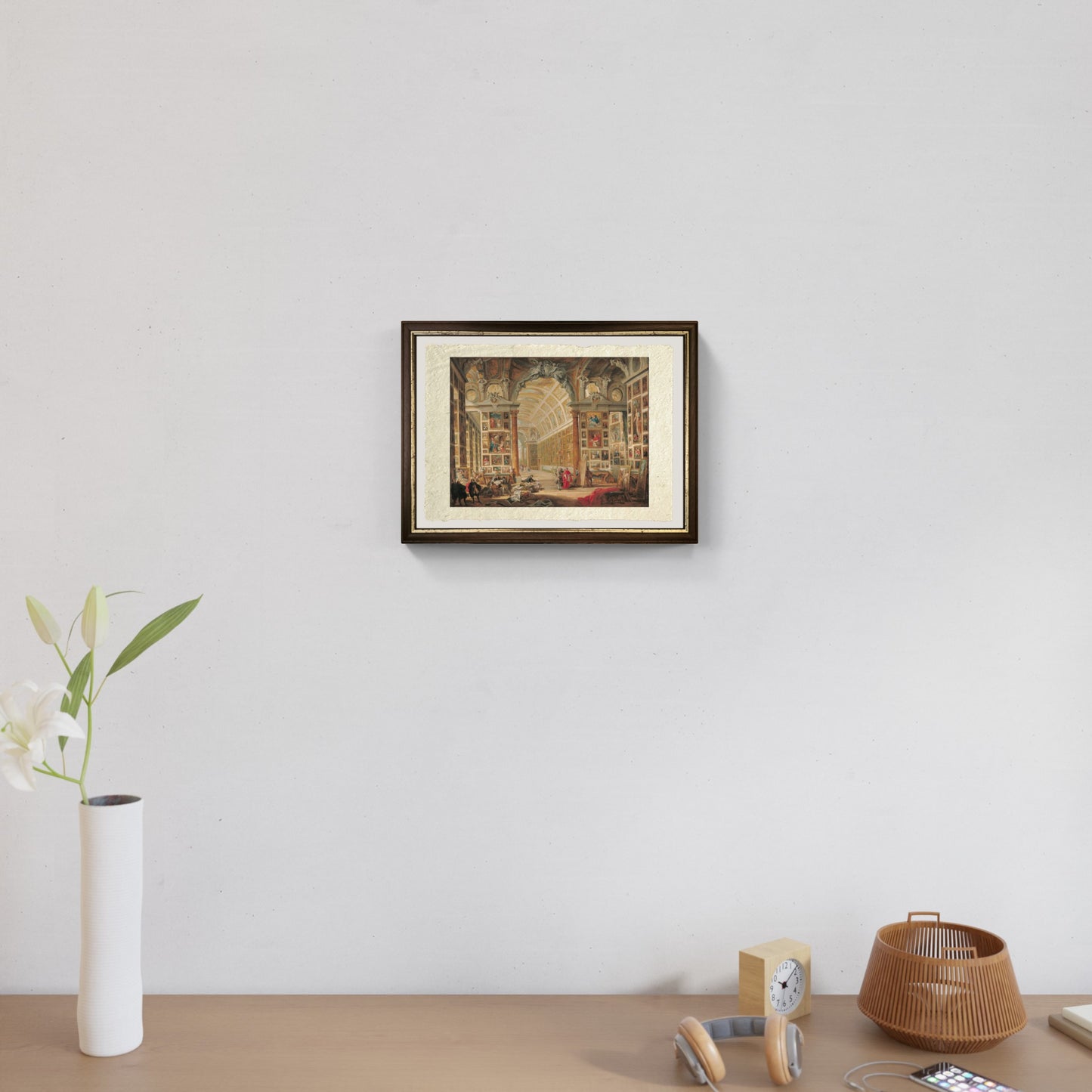 La Galleria del Cardinale Gonzaga a Roma di Pannini nel tuo ingresso