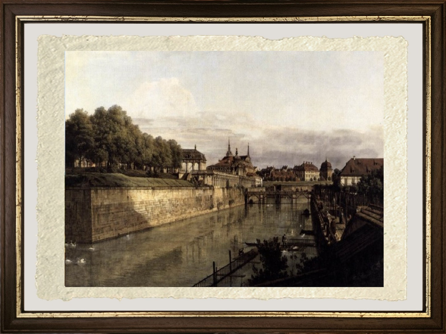The Zwinger Moat in Dresden - Bernardo Bellotto