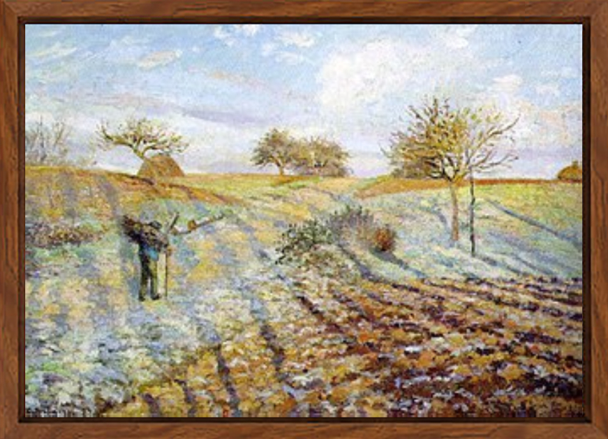 Gelata bianca di Camille Pissarro