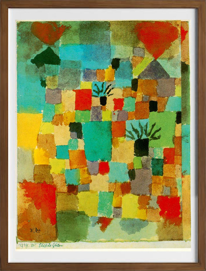 Giardini del sud (Tunisini) - Paul Klee