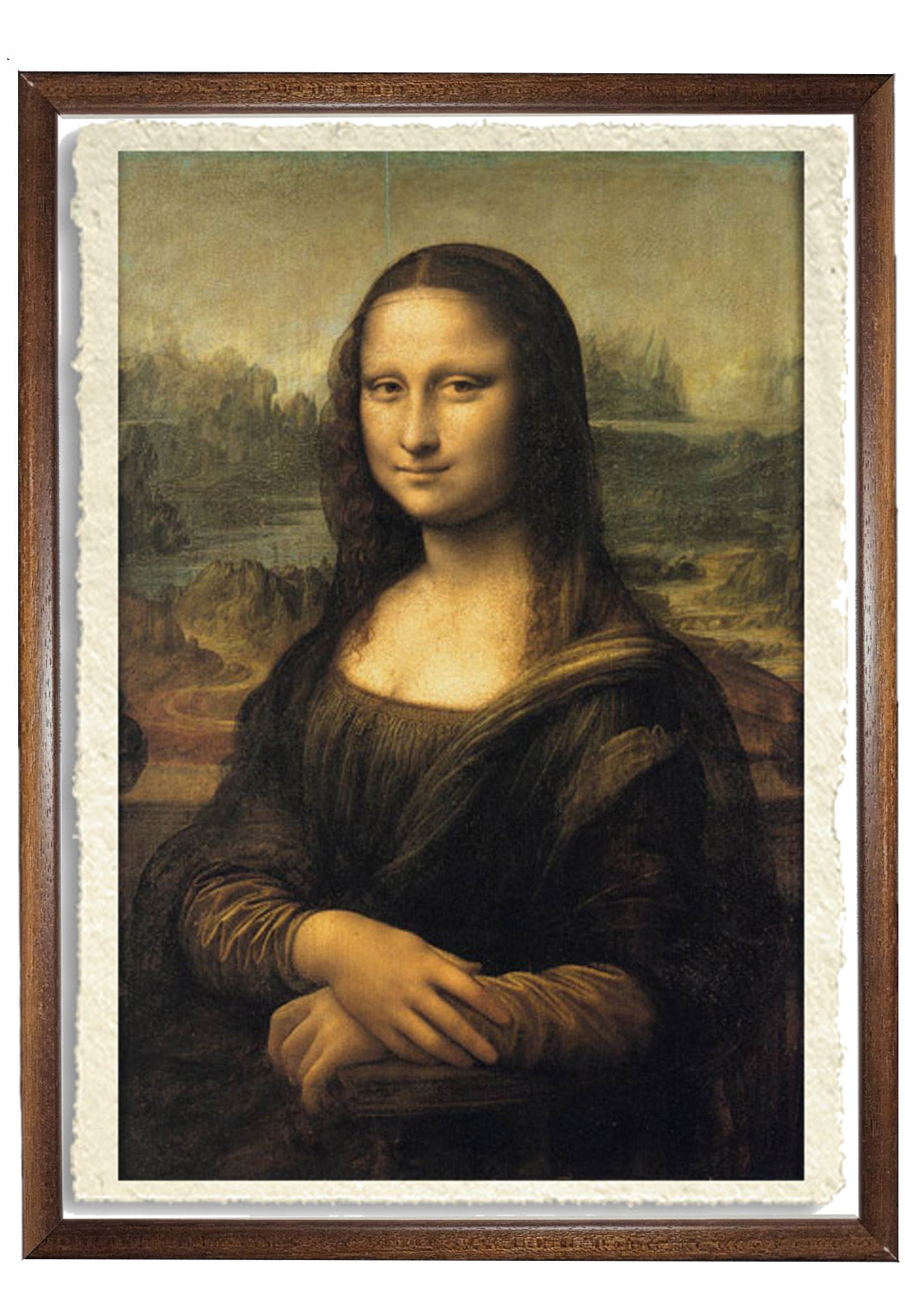 Mona Lisa - La Gioconda - Riproduzione su carta Amalfi