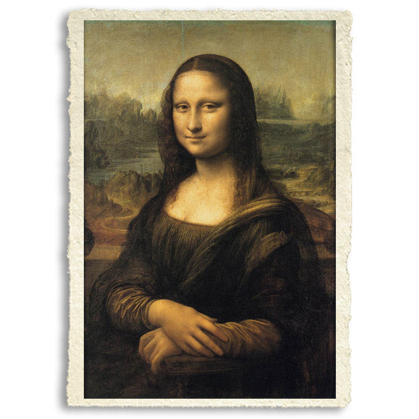Mona Lisa - La Gioconda - Riproduzione su carta Amalfi