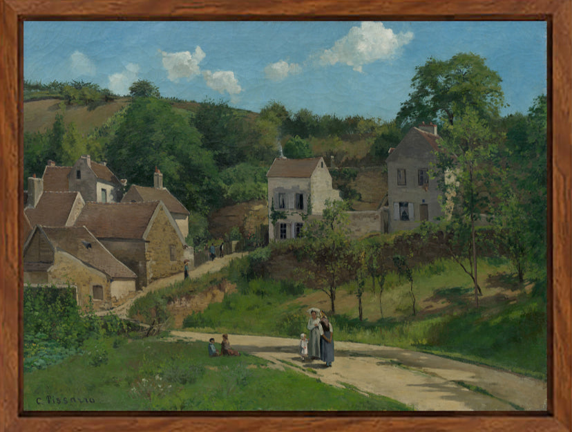 The Hermitage at Pontoise by Camille Pissarro