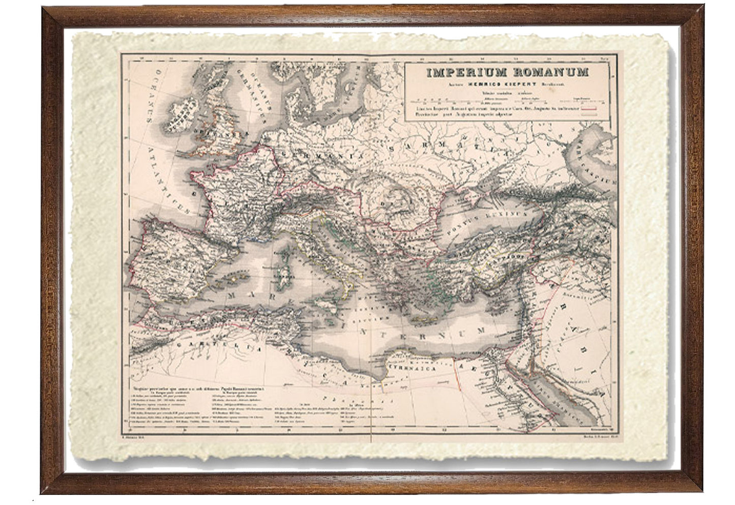 Roman Empire under Emperor Augustus with subsequent provinces