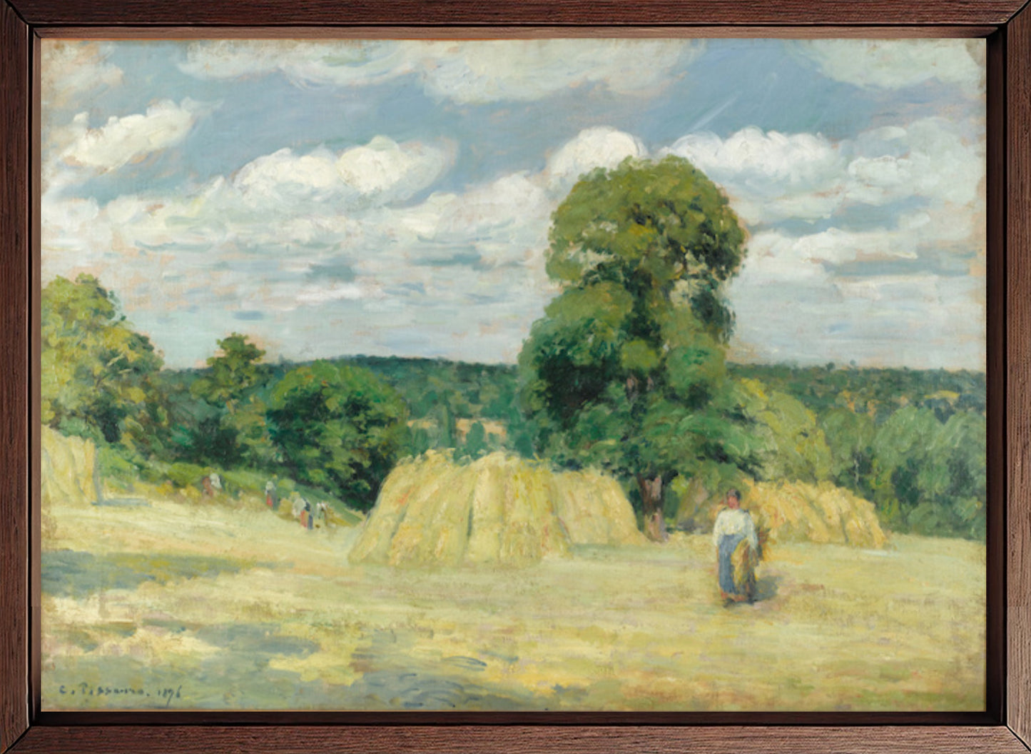 La Moisson di Camille Pissarro