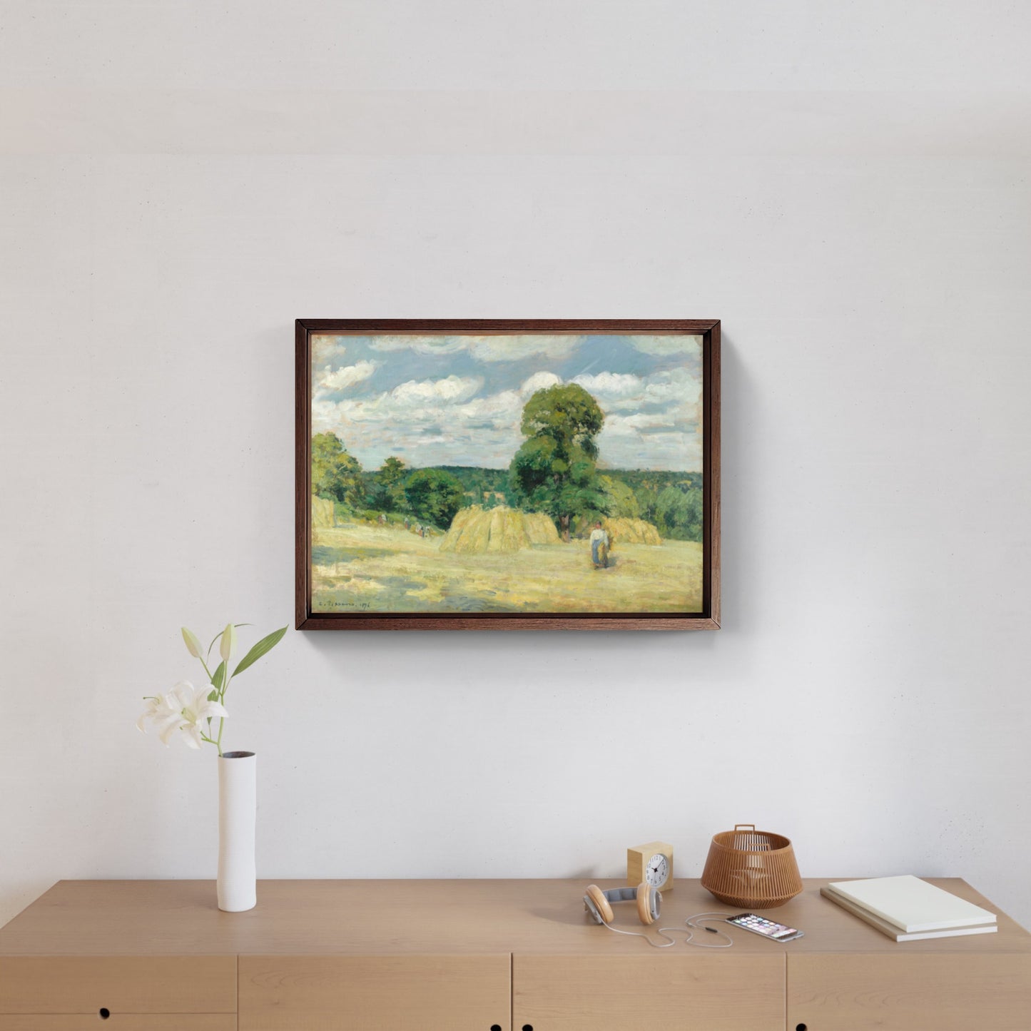La Moisson di Camille Pissarro
