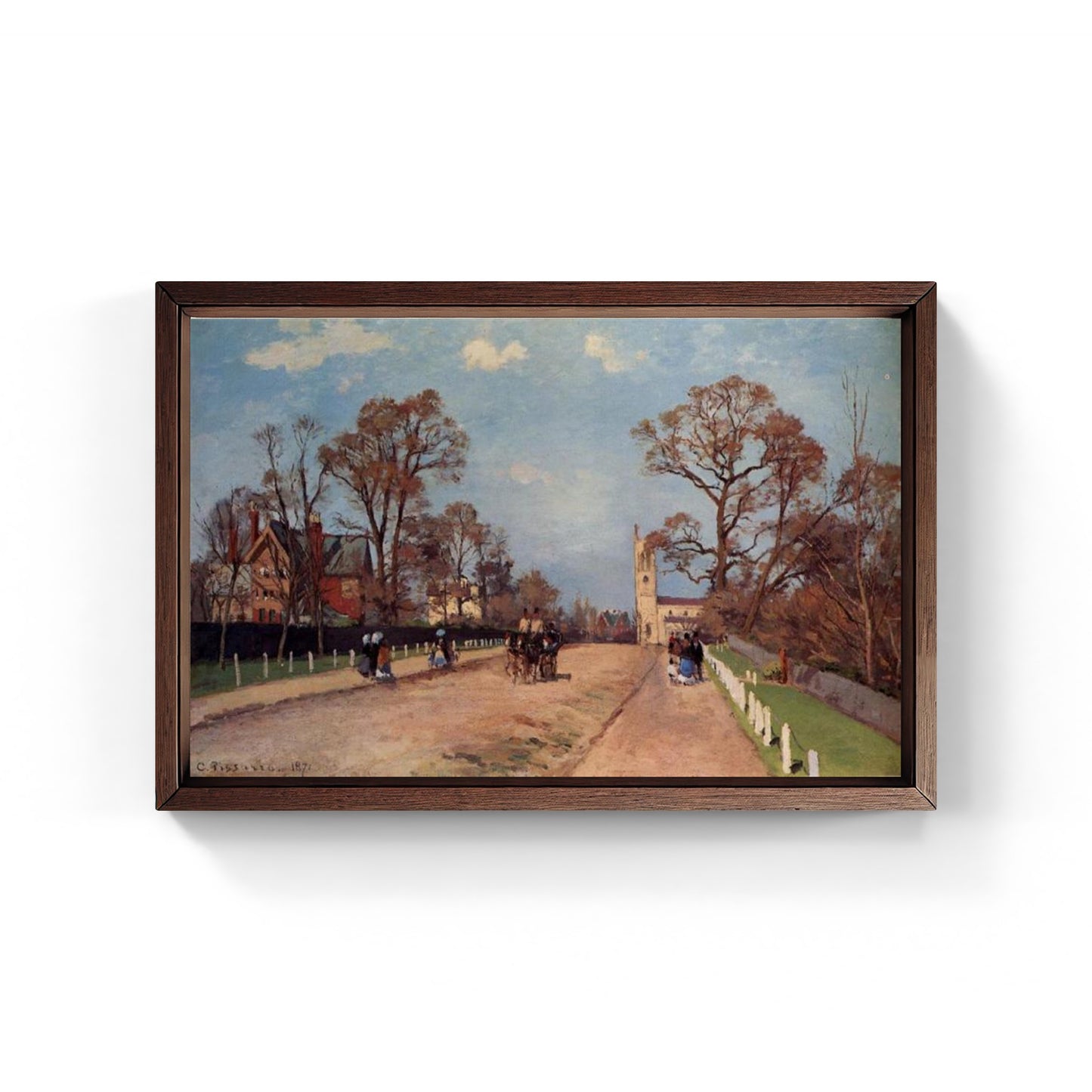 The Road to Sydenham by Camille Pissarro