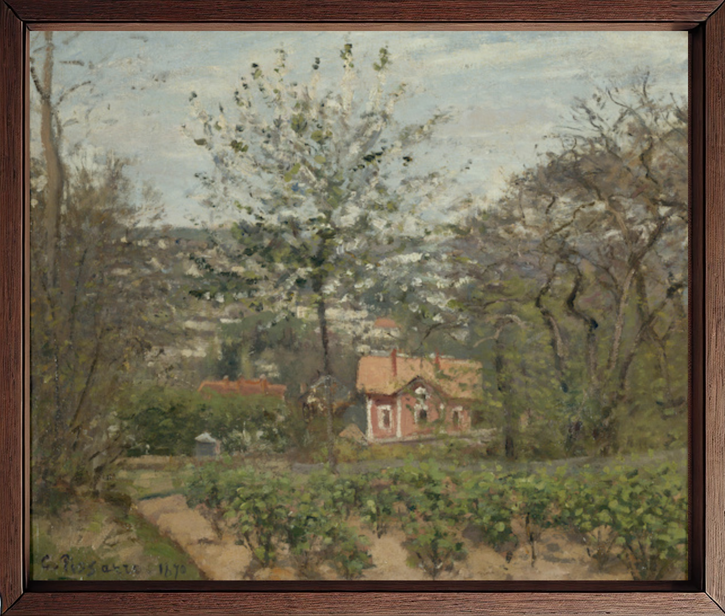 Le Chalet, la Maison Rose di Camille Pissarro