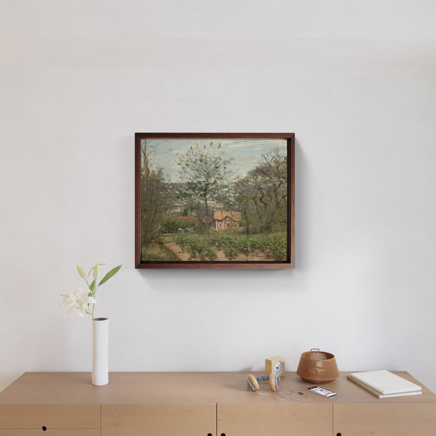 Le Chalet, la Maison Rose di Camille Pissarro
