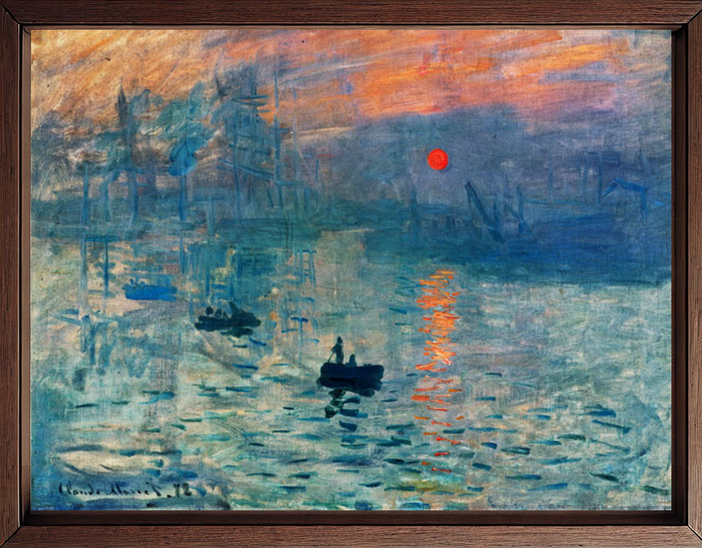 Impressione, levar del sole, quadro di Claude Monet