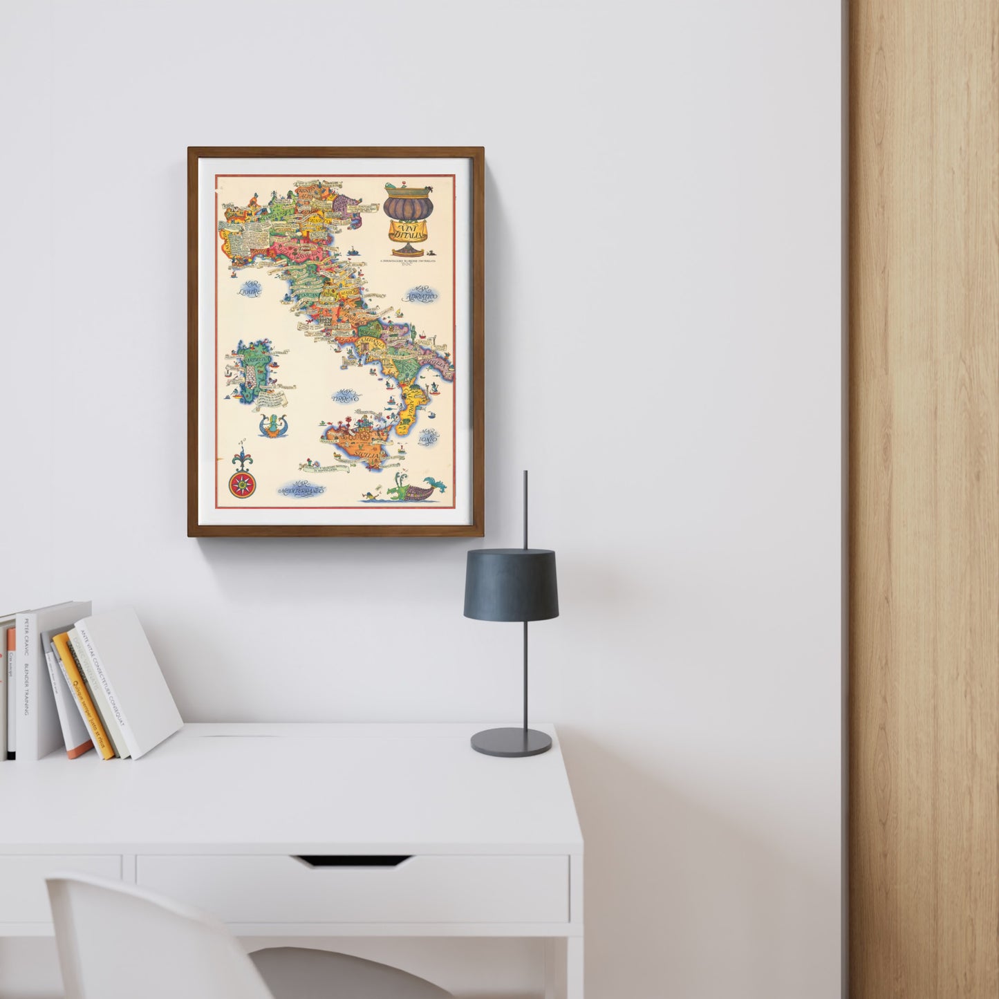 Mappa dei vini italiani del 1976