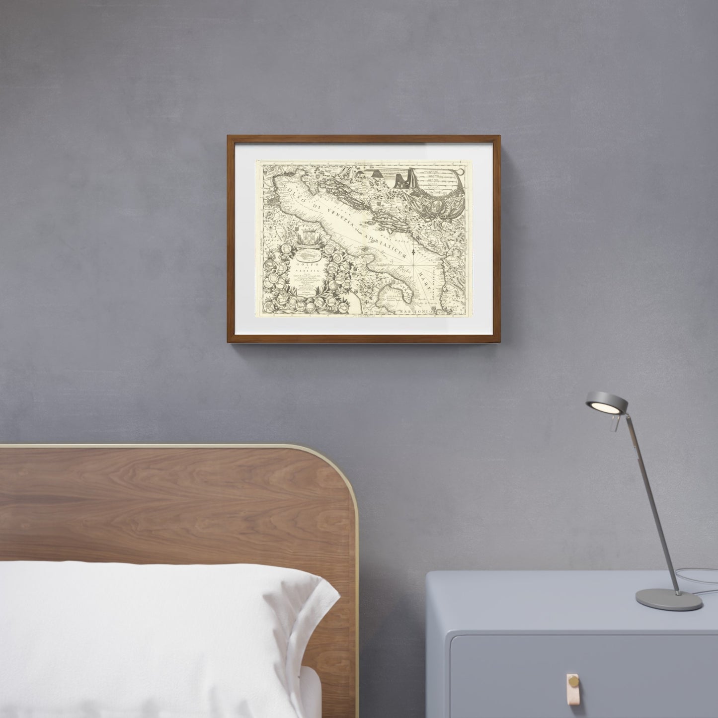 Mappa del golfo di Venezia nel 1688 di Vincenzo Maria Coronelli