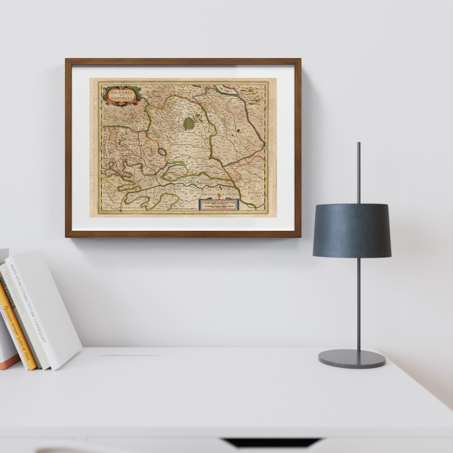 Mappa della Signoria di Vercelli di Jan Jansson